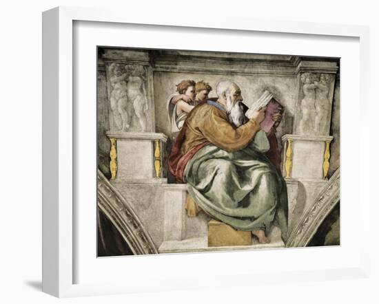 Sistine Chapel-Michelangelo-Framed Art Print