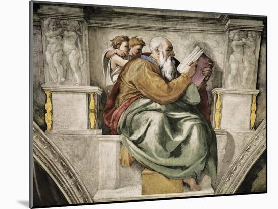 Sistine Chapel-Michelangelo-Mounted Art Print