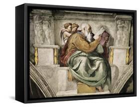 Sistine Chapel-Michelangelo-Framed Stretched Canvas