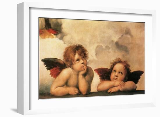 Sistine Madonna, 1500-null-Framed Giclee Print