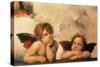 Sistine Madonna, 1500-null-Stretched Canvas