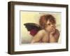 Sistine Madonna Detail 2-Raphael-Framed Art Print