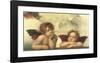 Sistine Madonna Detail-Raphael-Framed Art Print
