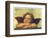 Sistine Madonna Detail-Raphael-Framed Art Print