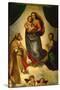 Sistine Madonna, Painted for Pope Julius II as His Present to City of Piacenza, Italy, 1512-1513-Raphael-Stretched Canvas