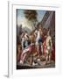 Sisygambis...Mistakes Hephistion for Alexander the Great, 18th Century-Francesco de Mura-Framed Giclee Print