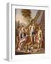 Sisygambis, the Mother of Darius, Mistaking Hephaestion for Alexander the Great-Francesco de Mura-Framed Giclee Print