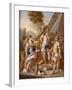 Sisygambis, the Mother of Darius, Mistaking Hephaestion for Alexander the Great-Francesco de Mura-Framed Giclee Print