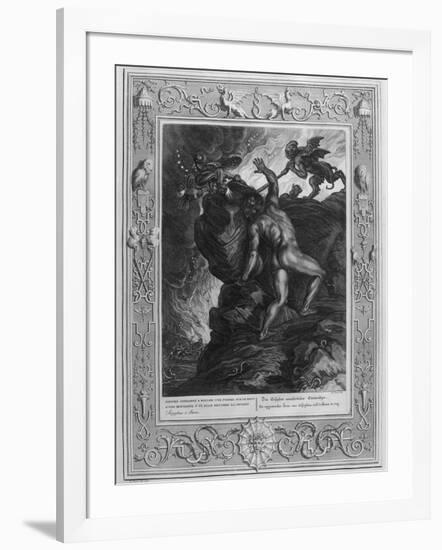 Sisyphus and His Stone-Bernard Picart-Framed Premium Photographic Print