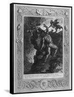 Sisyphus and His Stone-Bernard Picart-Framed Stretched Canvas