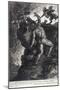 Sisyphus Pushing His Stone up a Mountain, 1731-Bernard Picart-Mounted Giclee Print
