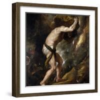 Sisyphus-Titian (Tiziano Vecelli)-Framed Giclee Print