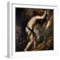 Sisyphus-Titian (Tiziano Vecelli)-Framed Giclee Print