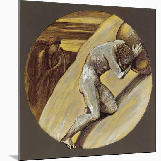 Sisyphus-Edward Burne-Jones-Mounted Giclee Print