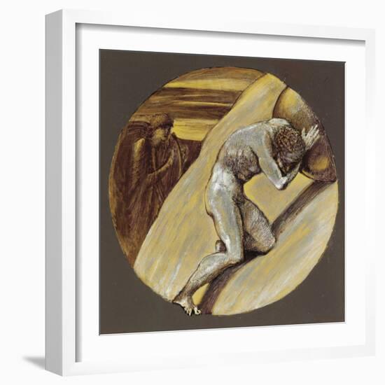 Sisyphus-Edward Burne-Jones-Framed Giclee Print