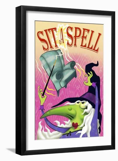 Sit A Spell-Margaret Wilson-Framed Giclee Print