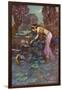 Sita Finds Rama Among Lotus Blooms-null-Framed Giclee Print