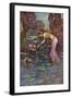 Sita Finds Rama Among Lotus Blooms-null-Framed Giclee Print