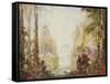 Sita's Garden II-Thomas Edwin Mostyn-Framed Stretched Canvas