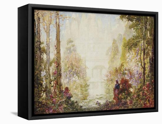 Sita's Garden II-Thomas Edwin Mostyn-Framed Stretched Canvas