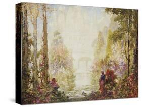 Sita's Garden II-Thomas Edwin Mostyn-Stretched Canvas