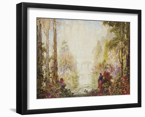 Sita's Garden II-Thomas Edwin Mostyn-Framed Giclee Print