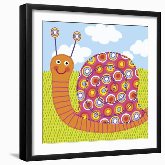 Sita The Snail-Jessie Eckel-Framed Giclee Print