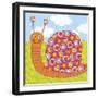 Sita The Snail-Jessie Eckel-Framed Giclee Print