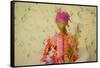 Sitar Man-Valda Bailey-Framed Stretched Canvas