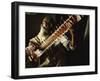 Sitar Player, India-John Henry Claude Wilson-Framed Photographic Print