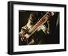 Sitar Player, India-John Henry Claude Wilson-Framed Photographic Print