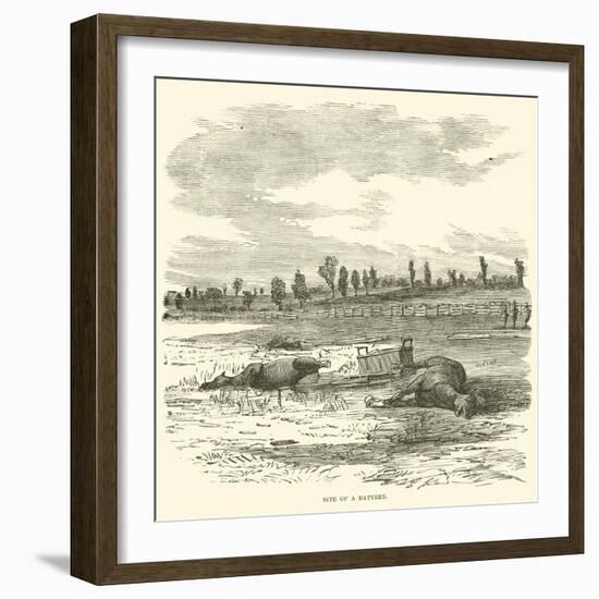 Site of a Battery, September 1862-null-Framed Giclee Print