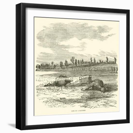 Site of a Battery, September 1862-null-Framed Giclee Print