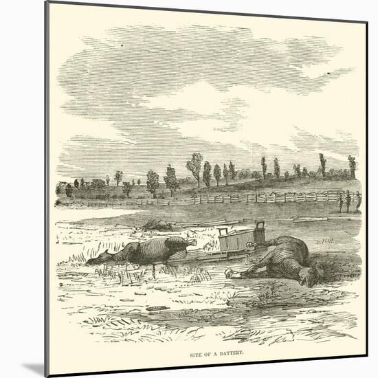 Site of a Battery, September 1862-null-Mounted Giclee Print