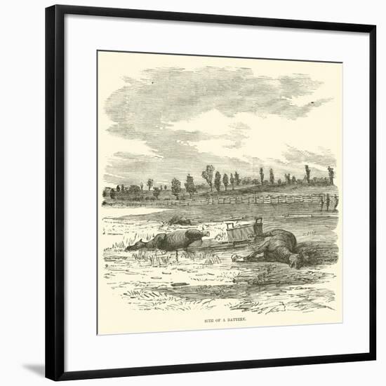 Site of a Battery, September 1862-null-Framed Giclee Print