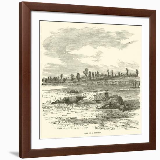 Site of a Battery, September 1862-null-Framed Giclee Print