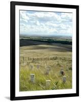 Site of Massacre, Including Where Custer Fell, Little Big Horn, Montana, USA-Ethel Davies-Framed Photographic Print