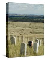 Site of Massacre, Including Where Custer Fell, Little Big Horn, Montana, USA-Ethel Davies-Stretched Canvas