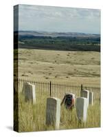 Site of Massacre, Including Where Custer Fell, Little Big Horn, Montana, USA-Ethel Davies-Stretched Canvas