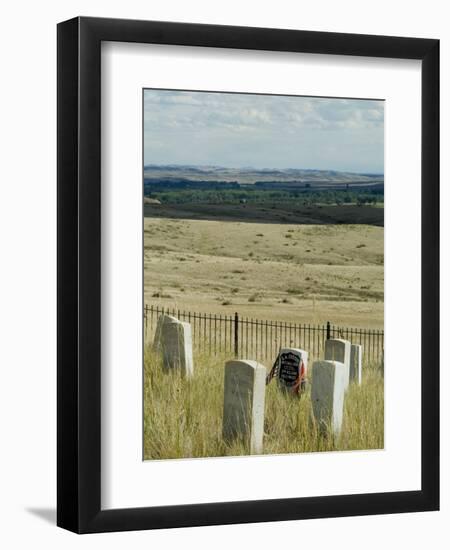 Site of Massacre, Including Where Custer Fell, Little Big Horn, Montana, USA-Ethel Davies-Framed Photographic Print