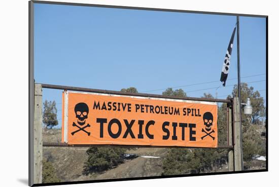 Site of Petroleum Spill Near Mancos Colorado-Howie Garber-Mounted Photographic Print