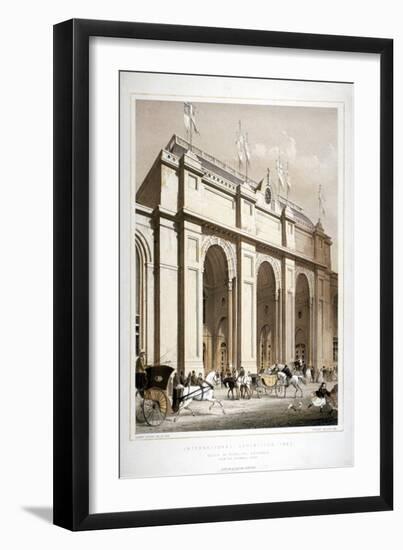 Site of the 1862 International Exhibition, Cromwell Road, Kensigton, London, 1862-Robert Dudley-Framed Giclee Print