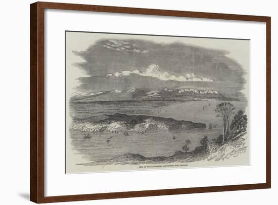 Site of the Canterbury Settlement, New Zealand-null-Framed Giclee Print