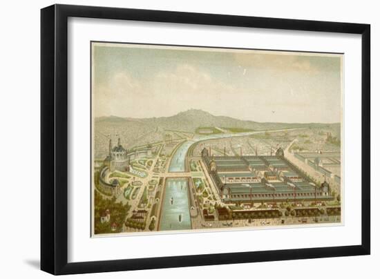 Site of the Exposition Universelle, Paris-null-Framed Giclee Print