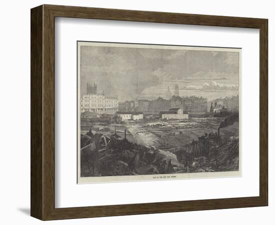 Site of the New Law Courts-null-Framed Giclee Print