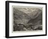 Site of the Proposed New English Church at Macugnaga, Switzerland-null-Framed Giclee Print