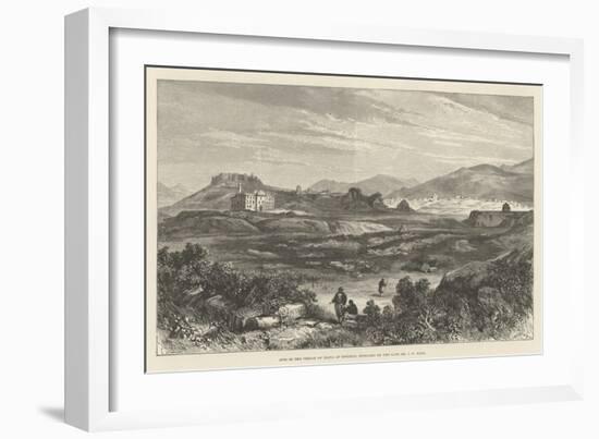 Site of the Temple of Diana at Ephesus, Explored by the Late Mr J T Wood-null-Framed Giclee Print