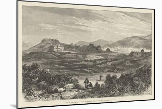 Site of the Temple of Diana at Ephesus, Explored by the Late Mr J T Wood-null-Mounted Giclee Print