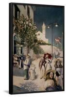 SITGES OF PRERVINDRE, 20TH CENTURY. MAURICE UTRILLO (1883-1955). MNAC, BARCELONA-MAURICE UTRILLO-Framed Poster