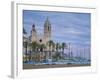 Sitges, Sant Bartomeu I Santa Tecla Church, Catalonia, Spain-Alan Copson-Framed Photographic Print